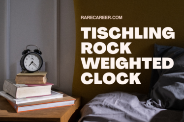 Tischling Rock Weighted Clock: Stylish Timekeeping Solution