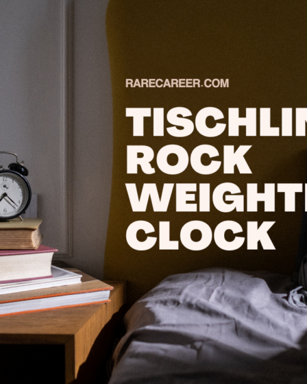 Tischling Rock Weighted Clock: Stylish Timekeeping Solution