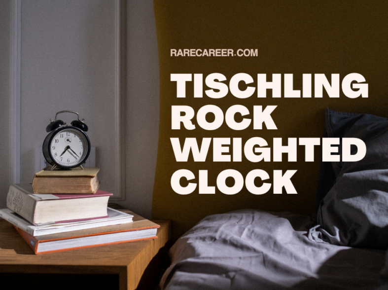 Tischling Rock Weighted Clock: Stylish Timekeeping Solution